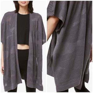 lululemon athletica Charcoal Open-Front Wrap